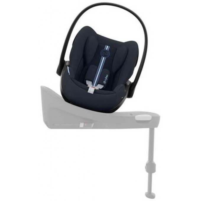 Cybex Priam 4.0 коляска 3 в 1 люлька Nautical Blue прогулка Plus Midnight Blue шасси Rosegold