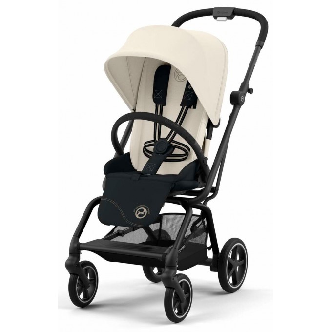Прогулянкова коляска Cybex Eezy S Twist plus 2 BLK canvas white