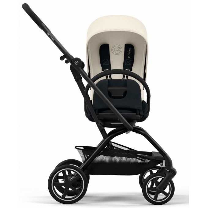 Прогулянкова коляска Cybex Eezy S Twist plus 2 BLK canvas white