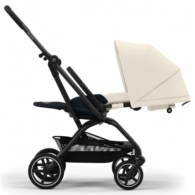 Прогулянкова коляска Cybex Eezy S Twist plus 2 BLK canvas white