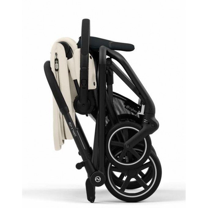 Прогулянкова коляска Cybex Eezy S Twist plus 2 BLK canvas white