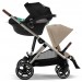 Cybex Gazelle S 2 в 1 Almond Beige коляска для двійні