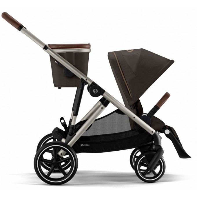 Cybex Gazelle S 2 в 1 Chocolate Brown коляска для двійні