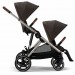 Cybex Gazelle S 2 в 1 Chocolate Brown коляска для двійні