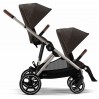 Cybex Gazelle S Chocolate Brown коляска для двойни