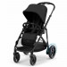 Коляска для двійні Cybex eGazelle S 2 в 1 Moon Black 