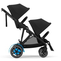 Коляска для двойни Cybex eGazelle S Moon Black