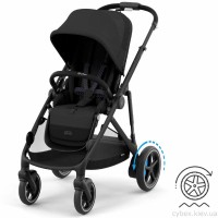 Коляска Cybex e-Gazelle S Moon Black з електроприводом