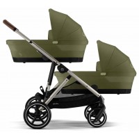 Cybex Gazelle S 2 в 1 Moss Green коляска для двійні Cybex Gazelle S 2 в 1 Moss Green коляска для двійні