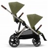 Cybex Gazelle S Moss Green коляска для двойни