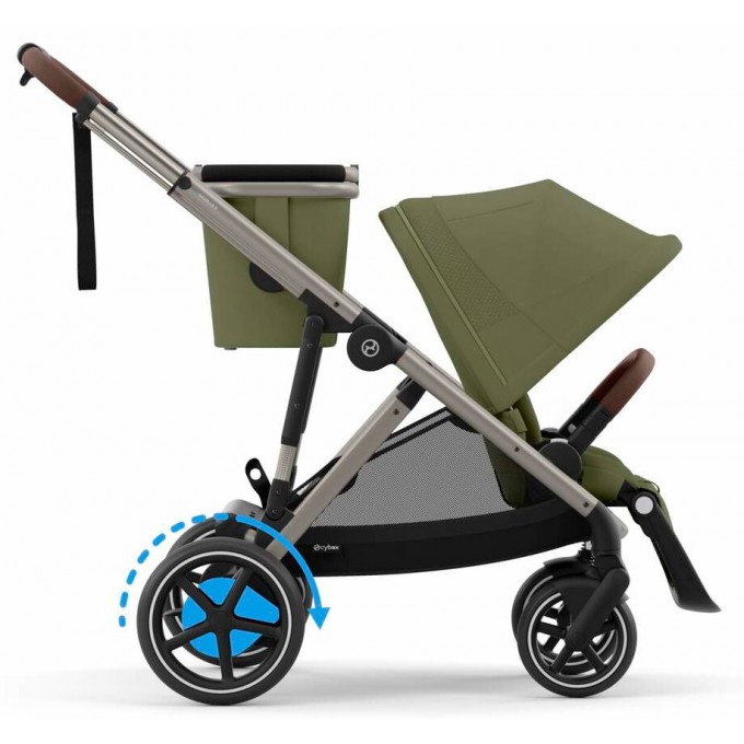 Stroller Cybex e-Gazelle S 2 in 1 Moss Green with electric drive