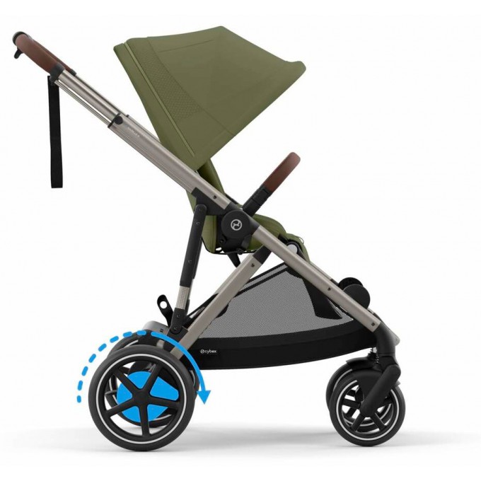 Stroller Cybex e-Gazelle S 2 in 1 Moss Green with electric drive