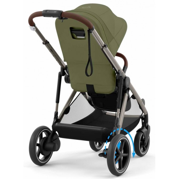 Stroller Cybex e-Gazelle S 2 in 1 Moss Green with electric drive