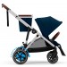 Коляска для двійні Cybex e-Gazelle S 2 в 1 Ocean Blue з електроприводом