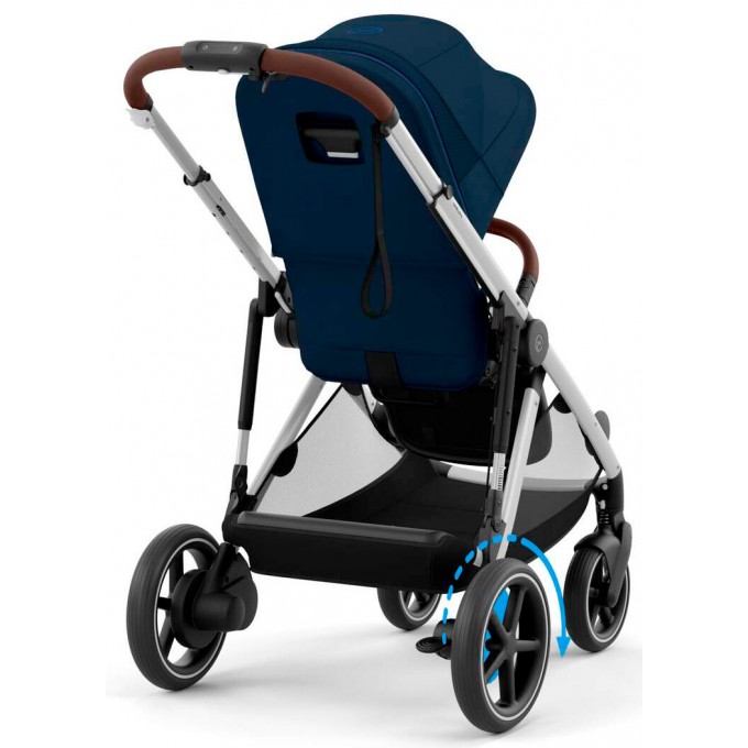 Коляска для двійні Cybex e-Gazelle S 2 в 1 Ocean Blue з електроприводом