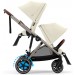 Stroller for twins Cybex e-Gazelle S 2 in 1 Seashell Beige with electric drive