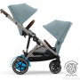 Коляска для двойни Cybex e-Gazelle S Stormy Blue с электроприводом