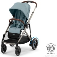 Коляска Cybex e-Gazelle S Stormy Blue з електроприводом