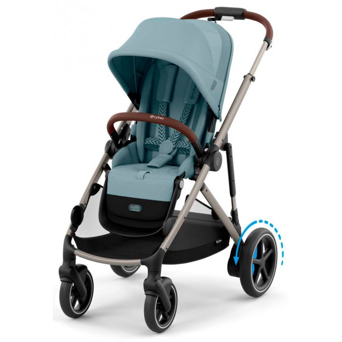 Коляска Cybex e-Gazelle S 2 в 1 Stormy Blue з електроприводом