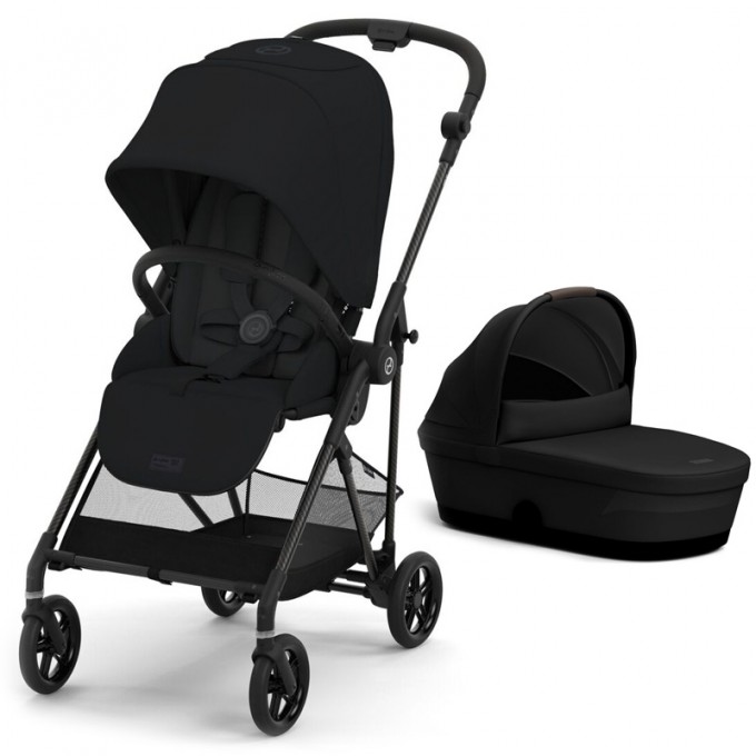 Stroller Cybex Melio 2 in 1 Carbon Magic Black