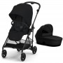 Коляска Cybex Melio 2 в 1 Carbon Moon Black
