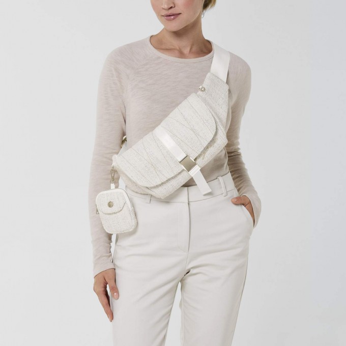 Сумка Cybex Belt Bag Bouclé Cream White