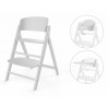 Cybex Click & Fold all white high chair 3 in 1