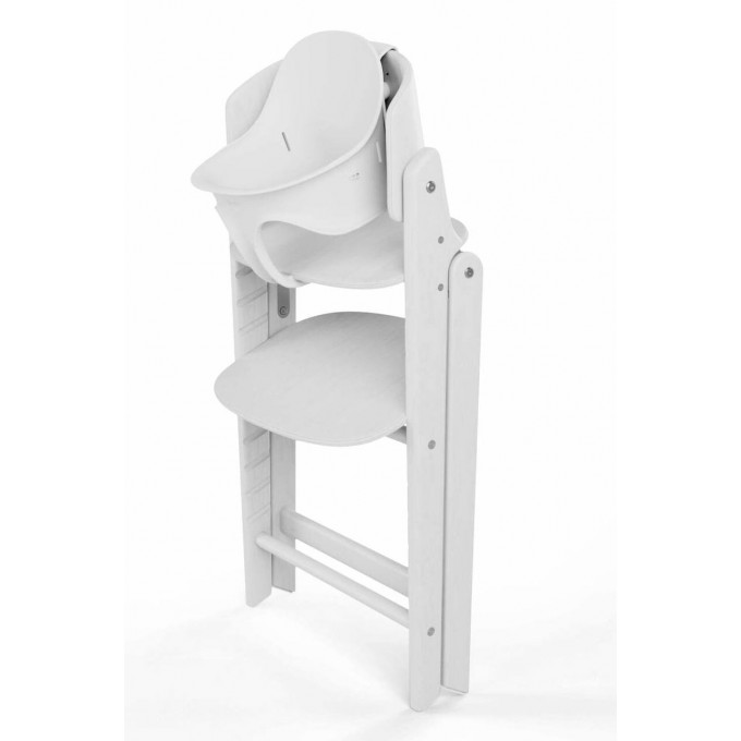 Cybex Click & Fold all white high chair 3 in 1