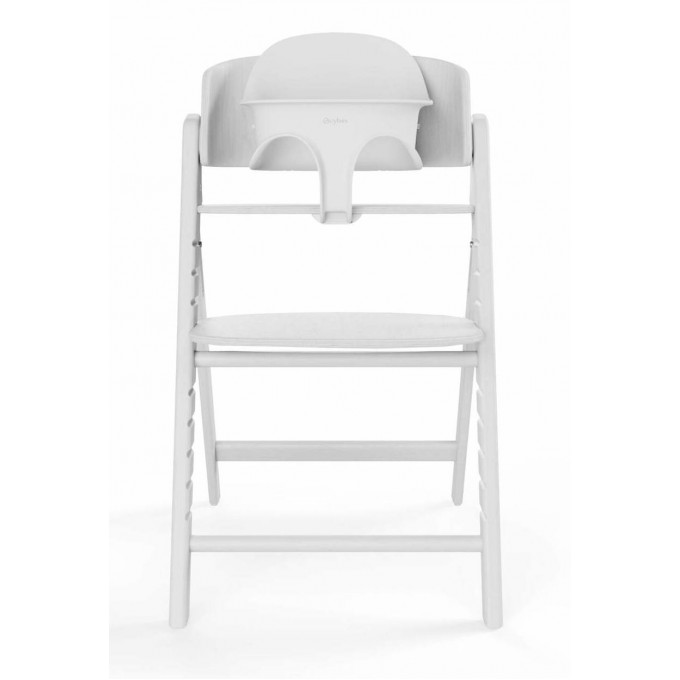 Cybex Click & Fold all white high chair 3 in 1
