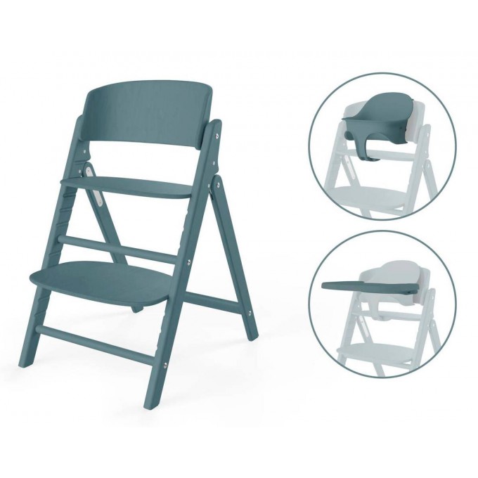 Cybex Click & Fold stone blue high chair 3 in 1