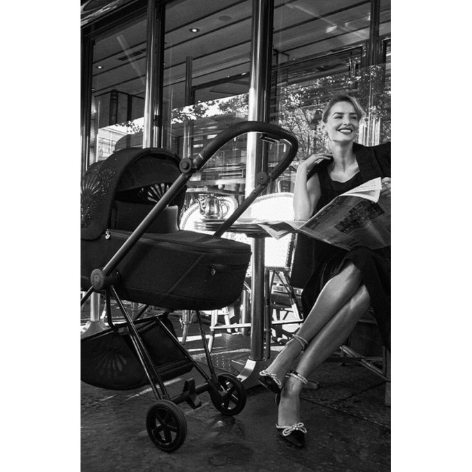 Прогулянкова коляска Cybex Mios 4.0 La Parisienne шасі Matt Black