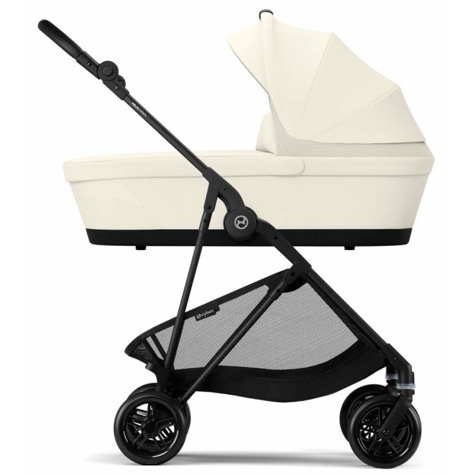 Коляска Cybex Melio 2 в 1 Carbon Canvas White