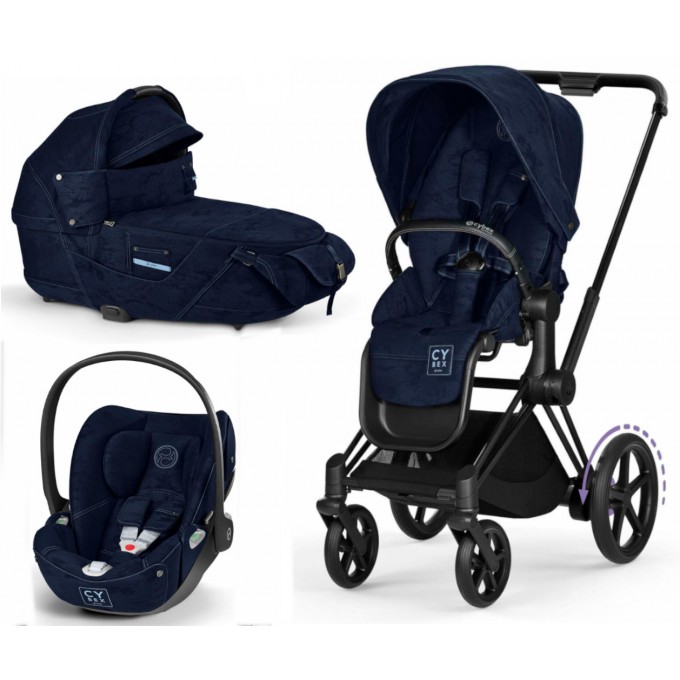 Коляска Cybex e-Priam Rebellious Luxury з електроприводом 3 в 1