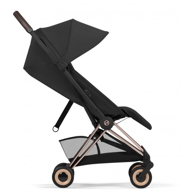 Cybex Coya Sepia Black шасі rosegold прогулянкова коляска