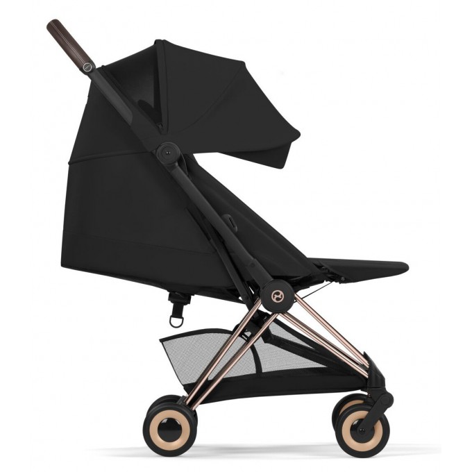 Cybex Coya Sepia Black шасі rosegold прогулянкова коляска