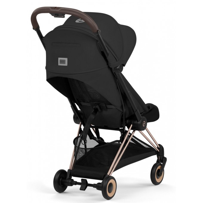 Cybex Coya Sepia Black шасі rosegold прогулянкова коляска