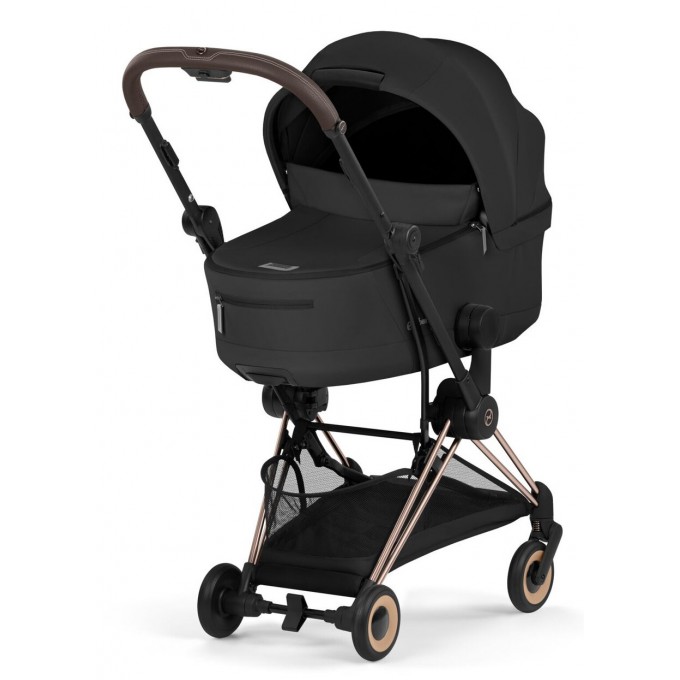 Cybex Coya Sepia Black шасі rosegold прогулянкова коляска