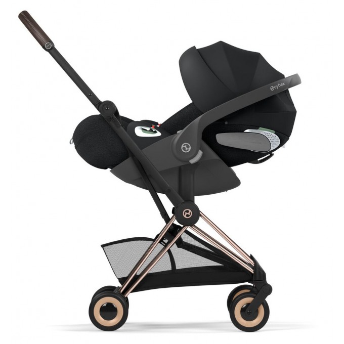 Cybex Coya Sepia Black шасі rosegold прогулянкова коляска