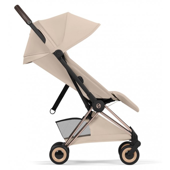 Cybex Coya Style Cozy Beige шасі rosegold прогулянкова коляска