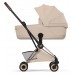 Cybex Coya Style Cozy Beige шасі rosegold прогулянкова коляска