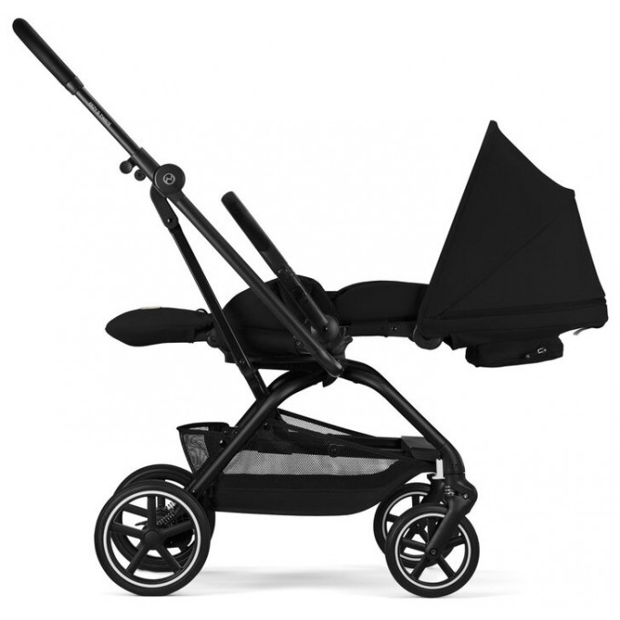 Прогулянкова коляска Cybex Eezy S Twist plus 2 BLK magic black