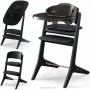 Cybex Lemo Platinum Black Wood high chair 4 in 1