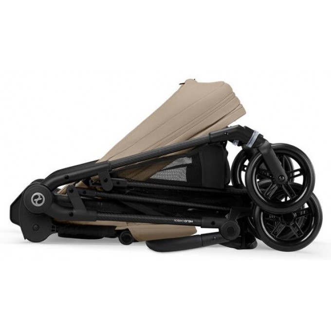 Прогулянкова коляска Cybex Melio Carbon Almond Beige