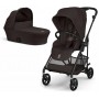 Коляска Cybex Melio 2 в 1 Carbon Chocolate Brown
