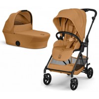 Коляска Cybex Melio 2 в 1 Carbon Cinnamon Yellow