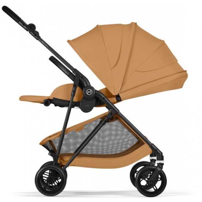 Прогулянкова коляска Cybex Melio Carbon Cinnamon Yellow