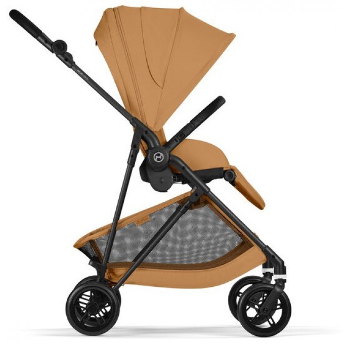 Прогулянкова коляска Cybex Melio Carbon Cinnamon Yellow