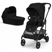 Коляска Cybex Melio 2 в 1 Carbon Magic Black