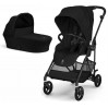 Коляска Cybex Melio 2 в 1 Carbon Magic Black