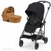 Коляска Cybex Melio 2 в 1 Carbon Magic Black Cinnamon Yellow